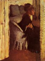 Degas, Edgar - Woman Putting on Her Gloves